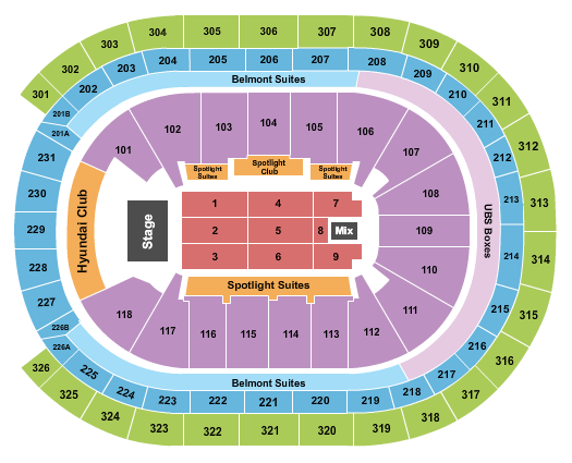 UBS Arena Billy Joel Seating Chart